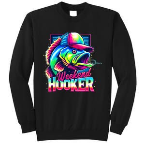 Weekend Hooker Colorful Fishing Tall Sweatshirt