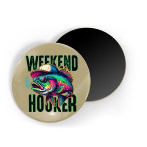 Weekend Hooker Colorful Fishing Magnet