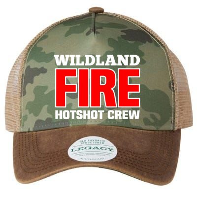 Wildland Hotshot Crew Fire Rescue Department Firefighters Legacy Tie Dye Trucker Hat