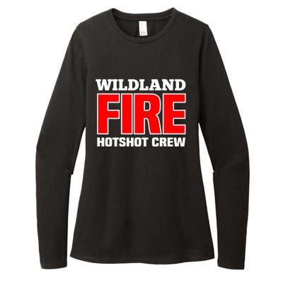 Wildland Hotshot Crew Fire Rescue Department Firefighters Womens CVC Long Sleeve Shirt