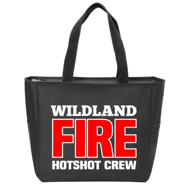 Wildland Hotshot Crew Fire Rescue Department Firefighters Zip Tote Bag