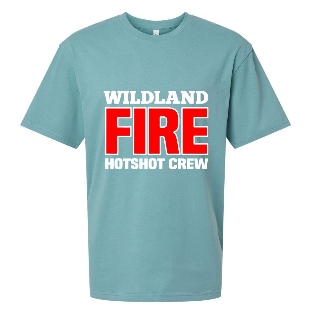 Wildland Hotshot Crew Fire Rescue Department Firefighters Sueded Cloud Jersey T-Shirt