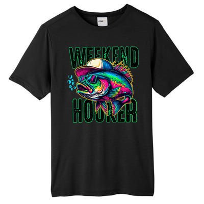 Weekend Hooker Colorful Fishing Tall Fusion ChromaSoft Performance T-Shirt