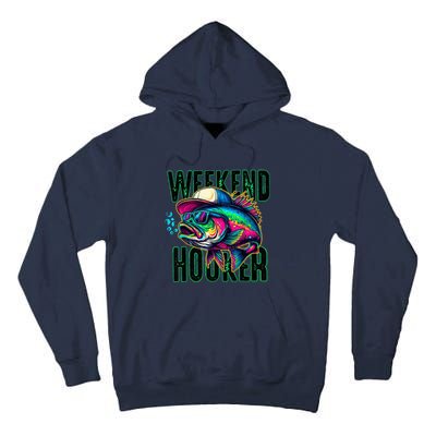 Weekend Hooker Colorful Fishing Tall Hoodie