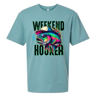 Weekend Hooker Colorful Fishing Sueded Cloud Jersey T-Shirt