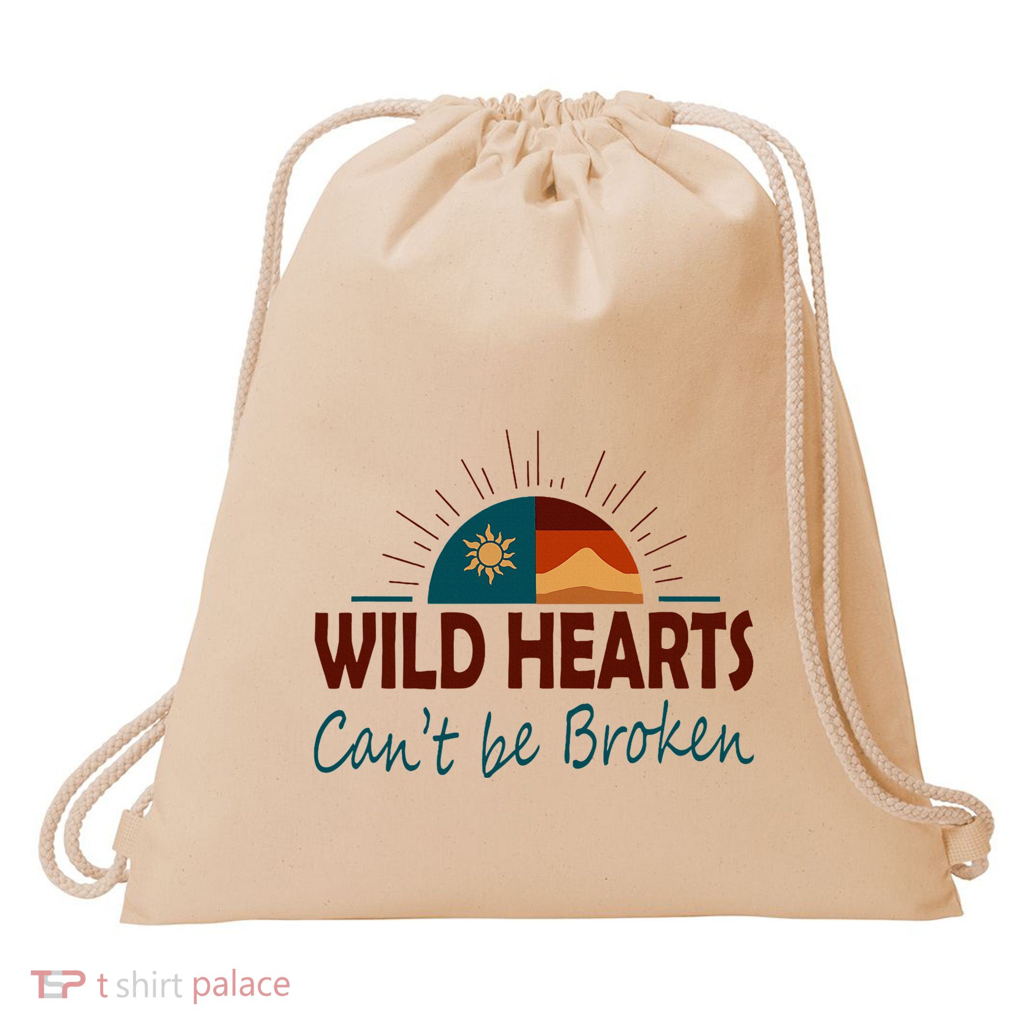 Wild Hearts CanT Be Broken Drawstring Bag