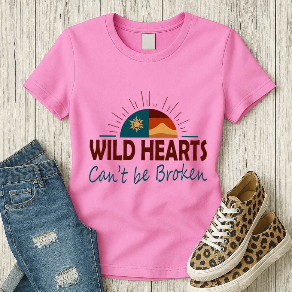 Wild Hearts CanT Be Broken Womens T-Shirt