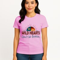 Wild Hearts CanT Be Broken Womens T-Shirt