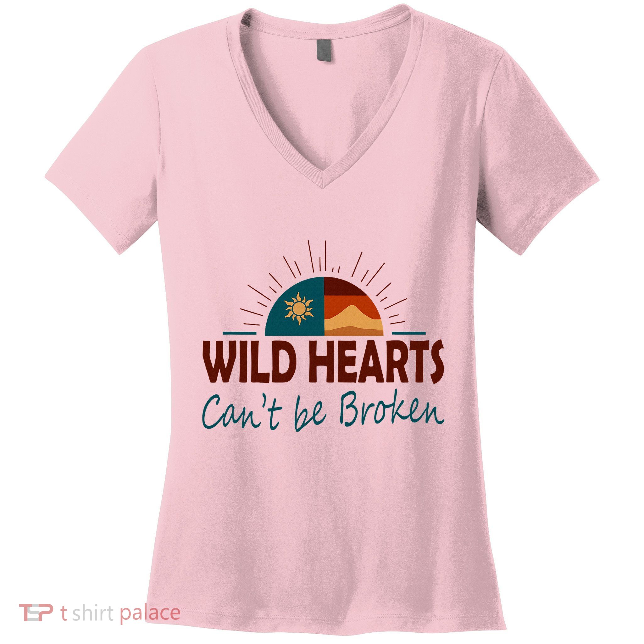 Wild Hearts CanT Be Broken Women's V-Neck T-Shirt