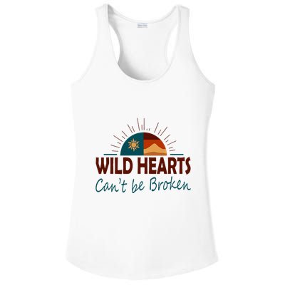 Wild Hearts CanT Be Broken Ladies PosiCharge Competitor Racerback Tank