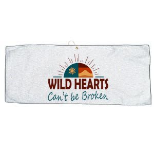 Wild Hearts CanT Be Broken Large Microfiber Waffle Golf Towel