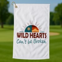 Wild Hearts CanT Be Broken Golf Towel