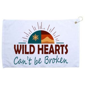 Wild Hearts CanT Be Broken Grommeted Golf Towel