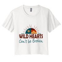 Wild Hearts CanT Be Broken Women's Crop Top Tee