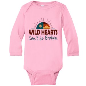 Wild Hearts CanT Be Broken Baby Long Sleeve Bodysuit