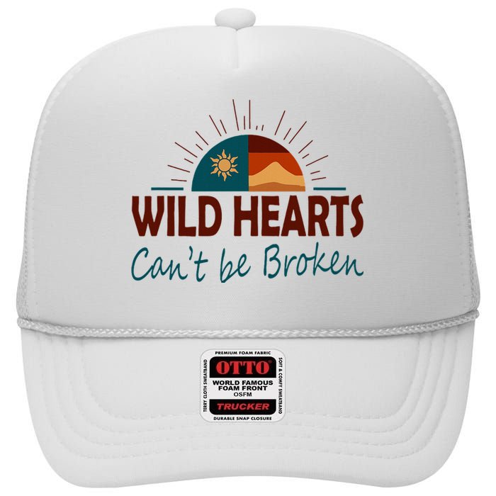 Wild Hearts CanT Be Broken High Crown Mesh Back Trucker Hat