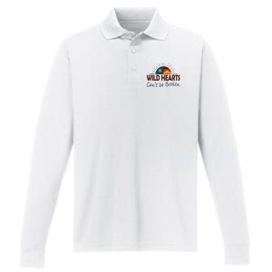 Wild Hearts CanT Be Broken Performance Long Sleeve Polo