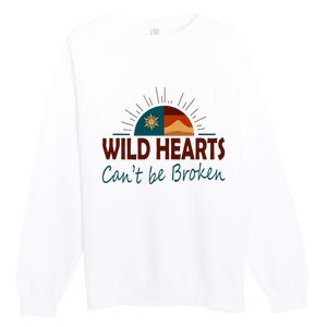 Wild Hearts CanT Be Broken Premium Crewneck Sweatshirt