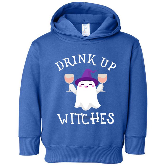 Wine Halloween Costume Here For The Boos Up Witches Funny Gift Toddler Hoodie