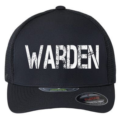 Warden Halloween Costume Game Fish Prison Flexfit Unipanel Trucker Cap