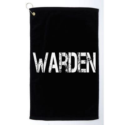 Warden Halloween Costume Game Fish Prison Golf Towel