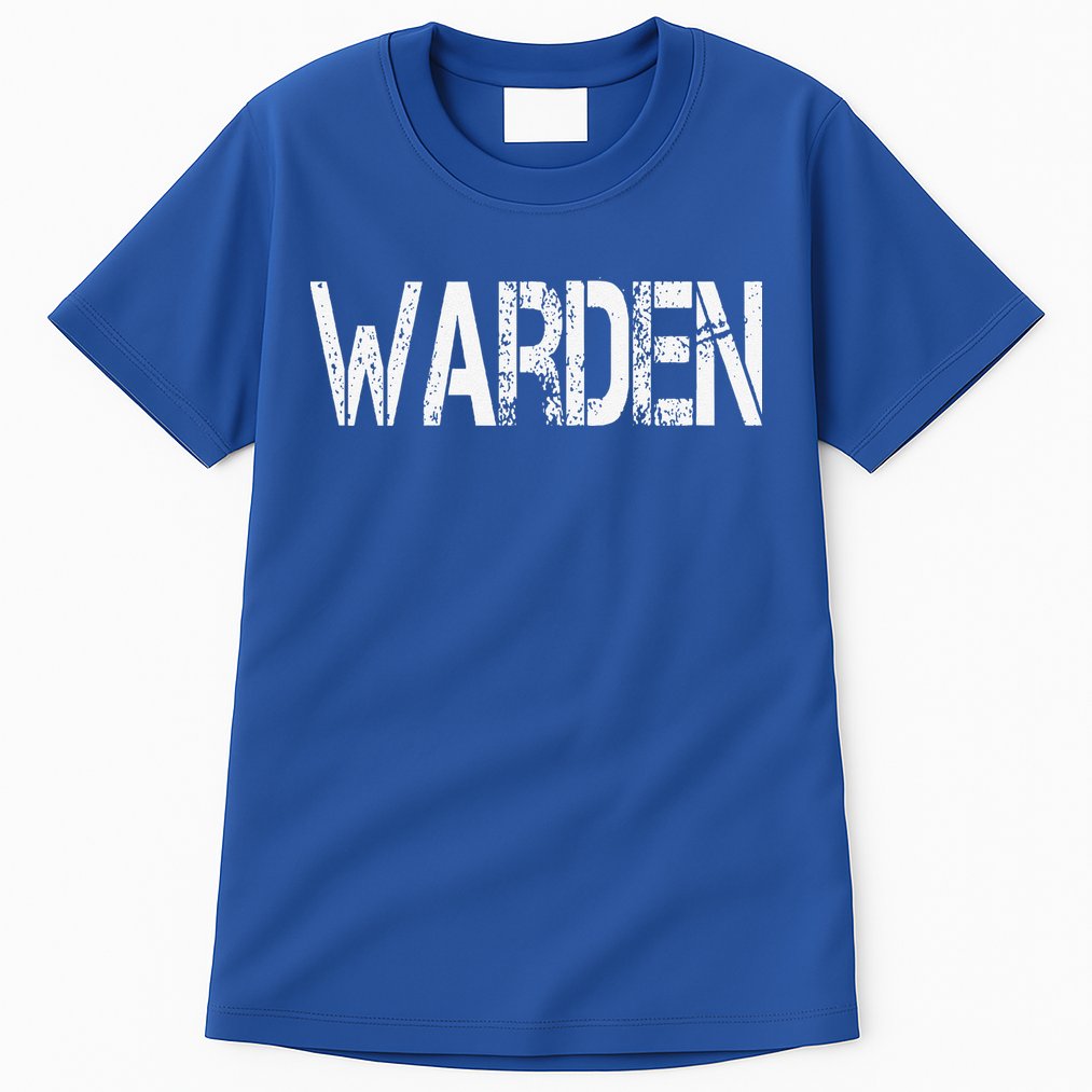 Warden Halloween Costume Game Fish Prison Tall T-Shirt