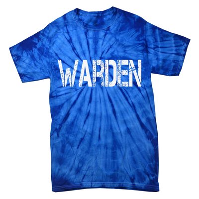 Warden Halloween Costume Game Fish Prison Tie-Dye T-Shirt
