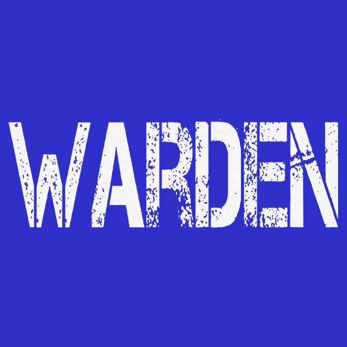 Warden Halloween Costume Game Fish Prison Womens T-Shirt