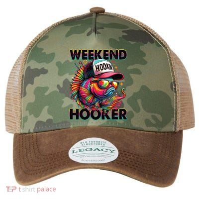 Weekend Hooker Colorful Fishing Legacy Tie Dye Trucker Hat