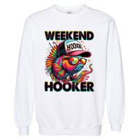 Weekend Hooker Colorful Fishing Garment-Dyed Sweatshirt