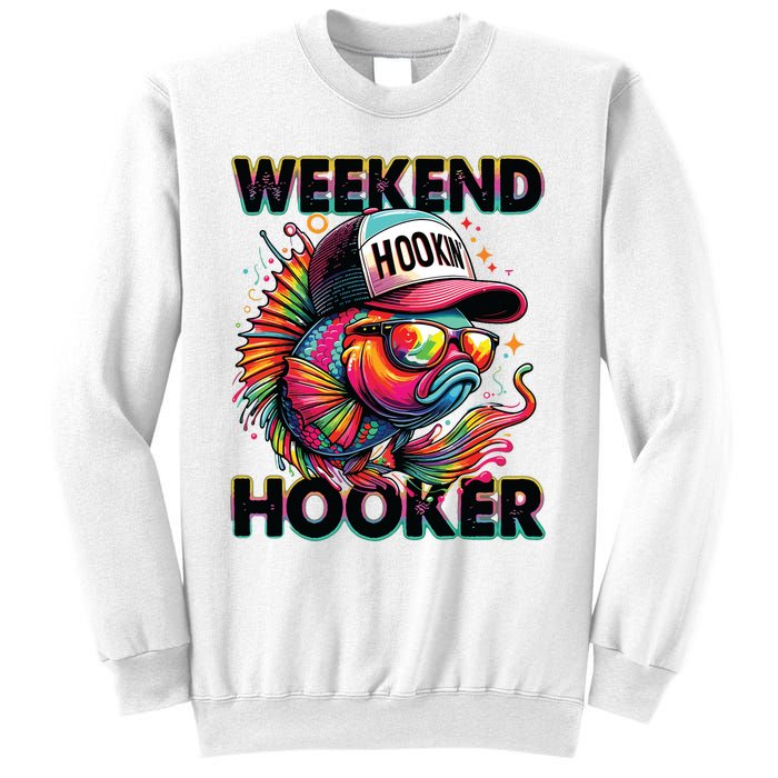 Weekend Hooker Colorful Fishing Sweatshirt