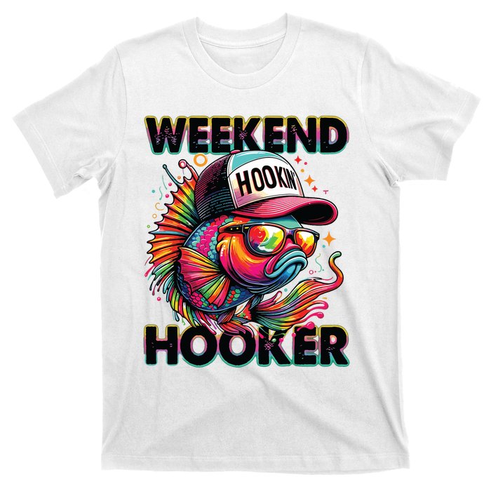 Weekend Hooker Colorful Fishing T-Shirt