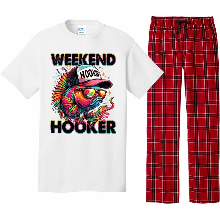 Weekend Hooker Colorful Fishing Pajama Set