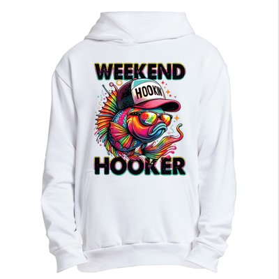 Weekend Hooker Colorful Fishing Urban Pullover Hoodie