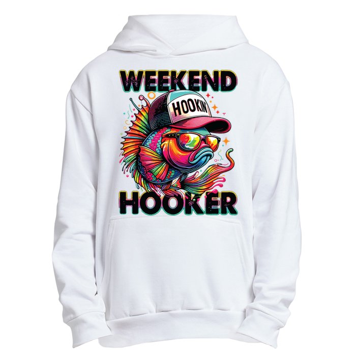 Weekend Hooker Colorful Fishing Urban Pullover Hoodie