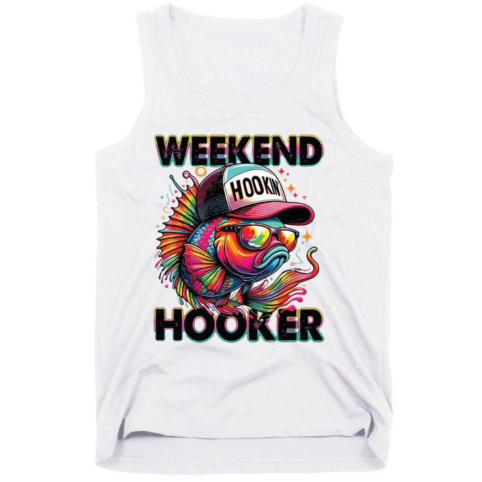 Weekend Hooker Colorful Fishing Tank Top