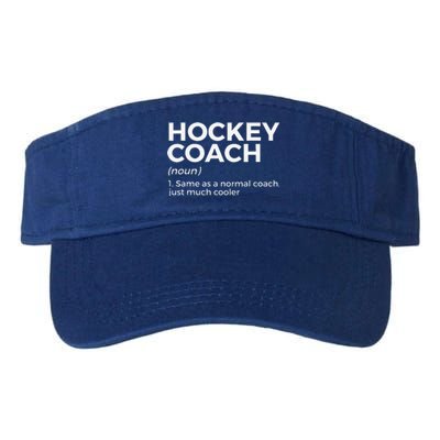 Walking Hockey Coach Definition Funny Hockey Player Valucap Bio-Washed Visor