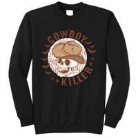 Western Halloween Cowboy Funny Skeleton Gift Sweatshirt