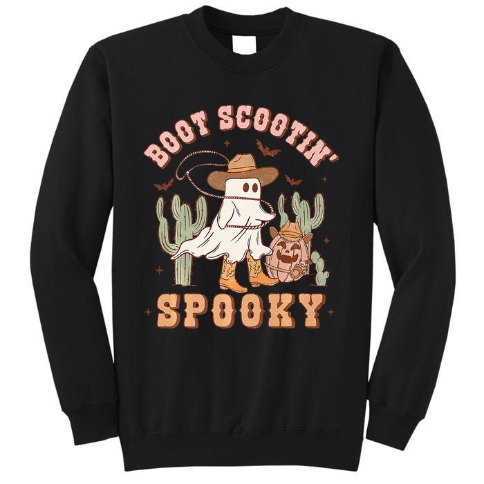 Western Halloween Cowboy Ghost Boot Scootin Spooky Sweatshirt