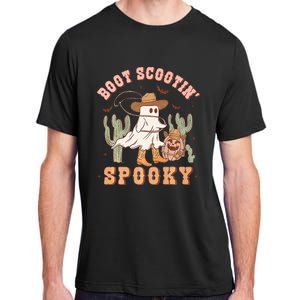 Western Halloween Cowboy Ghost Boot Scootin Spooky Adult ChromaSoft Performance T-Shirt