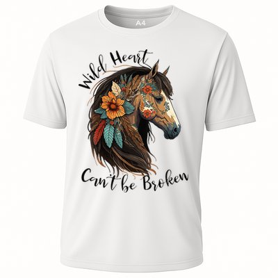 Wild Heart Can't Be Broken Wild Horse Horse Lover Gift Performance Shirt