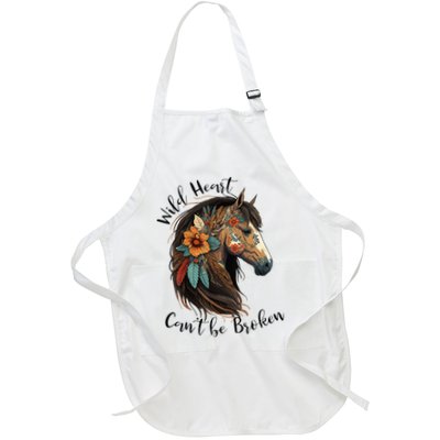 Wild Heart Can't Be Broken Wild Horse Horse Lover Gift Apron