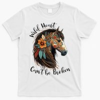 Wild Heart Can't Be Broken Wild Horse Horse Lover Gift T-Shirt