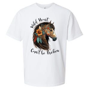 Wild Heart Can't Be Broken Wild Horse Hors Sueded Cloud Jersey T-Shirt