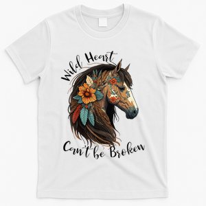 Wild Heart Can't Be Broken Wild Horse Hors T-Shirt