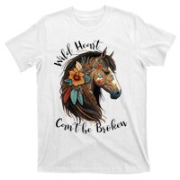 Wild Heart Can't Be Broken Wild Horse Hors T-Shirt