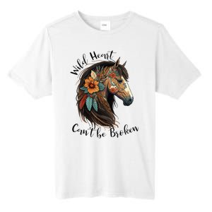 Wild Heart Can't Be Broken Wild Horse Hors Tall Fusion ChromaSoft Performance T-Shirt