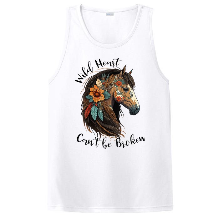 Wild Heart Can't Be Broken Wild Horse Hors PosiCharge Competitor Tank