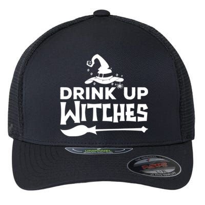 Witch Halloween Costume Up Witches Alcohol Gift Flexfit Unipanel Trucker Cap