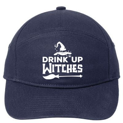 Witch Halloween Costume Up Witches Alcohol Gift 7-Panel Snapback Hat